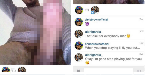 A Naked Fan Broke Into Chris Brown's House And He Instagrammed Her, Unfortunately