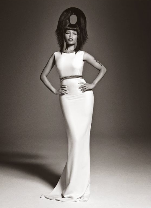 Nicki Minaj covers December issue of Vogue Italia